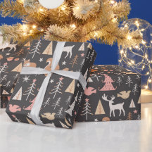 Niedliche Waldtiere Weihnachten