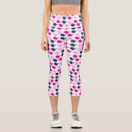 Niedliche Wale, Walmuster, Meerestiere Capri Leggings
