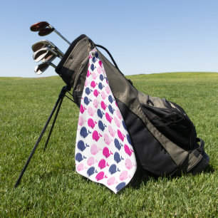 Niedliche Wale, Walmuster, Meerestiere Golfhandtuch