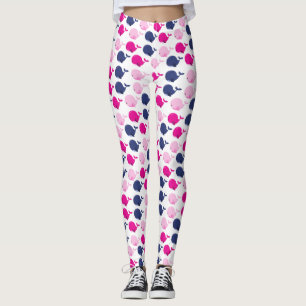 Niedliche Wale, Walmuster, Meerestiere Leggings