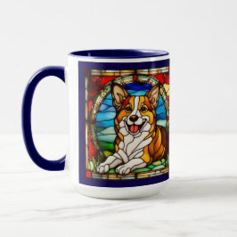 Niedliche walisische Corgi-Keramik-Tasse Tasse