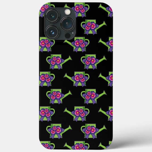 Niedliche Wasserdose mit Blume Bouquet Case-Mate iPhone Hülle (Rückseite)