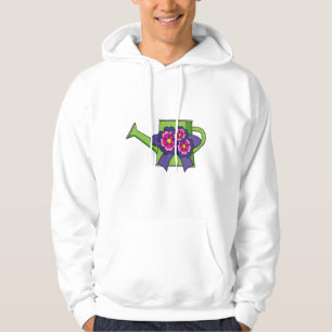 Niedliche Wasserdose mit Blume Bouquet Hoodie
