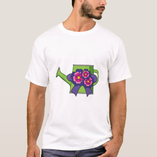Niedliche Wasserdose mit Blume Bouquet T-Shirt