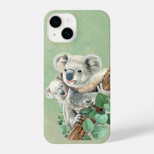 Niedliche Wasserfarbe Australische Koala Bears Wil iPhone 14 Hülle