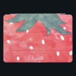 Niedliche Wasserfarbe Erdbeere iPad Pro Cover<br><div class="desc">Niedliche Aquarellerde.</div>