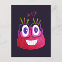 Niedliche Wasserfarbe Geek Candy Charakter Mathema