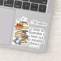 Niedliche Wasserfarbe Jane Austen Bucht Zitat Voge