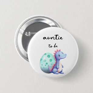 Niedliche Wasserfarbe Kleine Dinosaurier Button