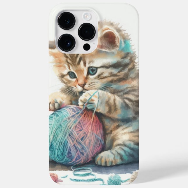 NIEDLICHE WASSERFARBE MIT BALL Case-Mate iPhone HÜLLE (Rückseite)