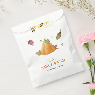 Niedliche Wasserfarbe Pumpkin Fall Baby Paper Napk Geschenktütchen