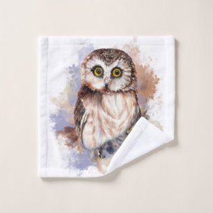 Niedliche Wasserfarbe Vogelwelt Kunst Waschlappen