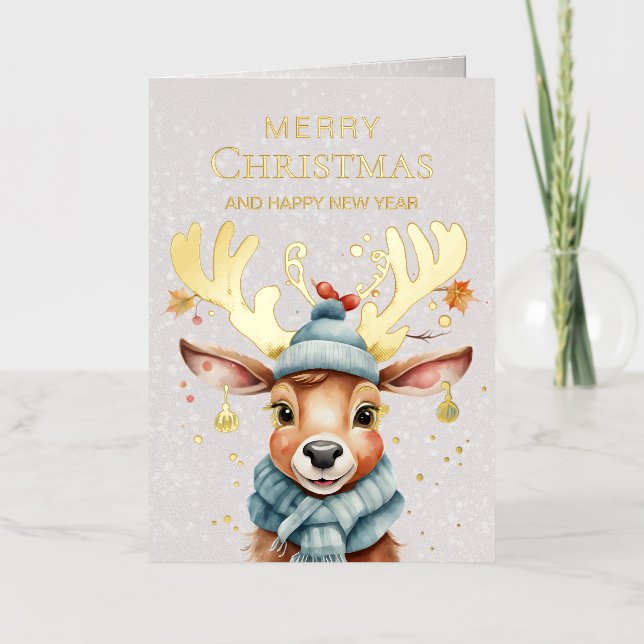 Niedliche Wasserfarbe Whimsischer Weihnachtsbaum G (Vorderseite)