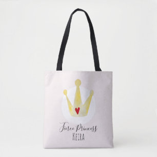 Niedliche Wasserfarben-Baby-Girl-Prinzessin & Name