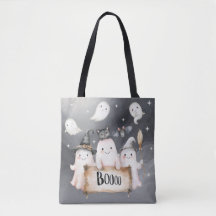 Niedliche Wasserfarben-Geister BOO Spooky Friends