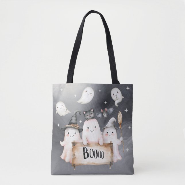 Niedliche Wasserfarben-Geister BOO Spooky Friends (Vorderseite)
