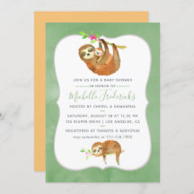 Niedliche Wasserfarben-Kinderdusche laden ein