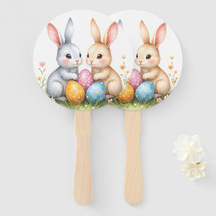 Niedliche Wasserfarben OsterBunnies Niedliche Kani Fächer