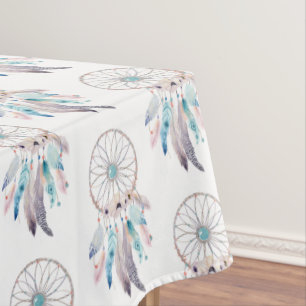 Niedliche Wasserfarben Pastel Bohemisch Dreamcatch Tischdecke
