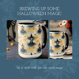Niedliche Wasserfarbenfrohen Halloween Tasse