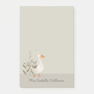 Niedliche Wasserfarbengänge individuell einstellba Post-it Klebezettel