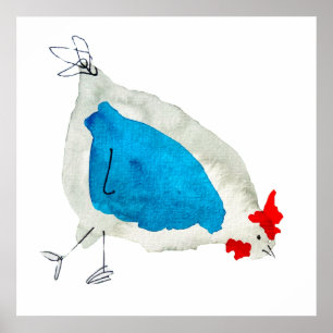 Niedliche Wasserfarbenkunst Poster