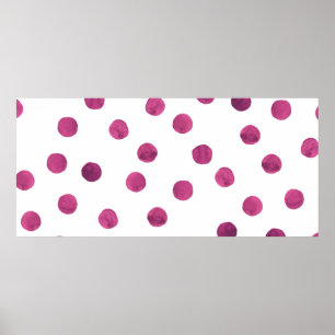 Niedliche Wasserfarbkreise. Art Rounds Texture. Fa Poster