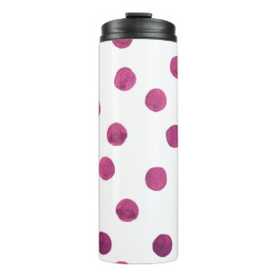 Niedliche Wasserfarbkreise. Art Rounds Texture. Fa Thermosbecher