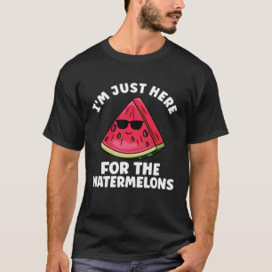 Niedliche Wassermelone Fruchtmelone Sommer für Dam T-Shirt