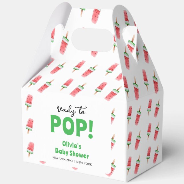 Niedliche Wassermelone Ice Cream Popcicle Baby Dus Geschenkschachtel (Rückseite)