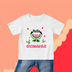 Niedliche Wassermelonen Baby T-shirt