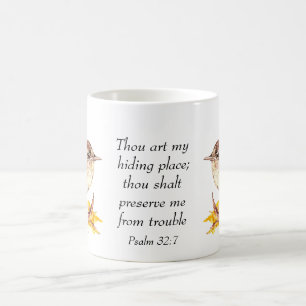 Niedliche Watercolor Wren Bird Bible Scripture S 3 Verwandlungstasse