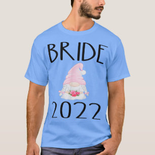 Niedliche Wedding Bride 2022 Gnome Wedding Verlobu T-Shirt