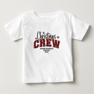 Niedliche Weihnachten 2024 Erinnerungen zusammenba Baby T-shirt
