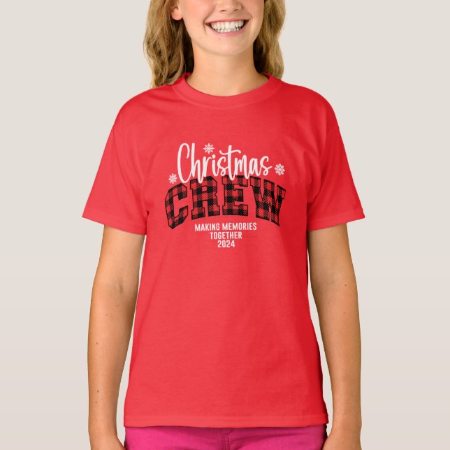 Niedliche Weihnachten 2024 T - Shirt (Vorderseite)
