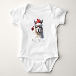 Niedliche Weihnachten Alpaca, Brauch Baby Strampler