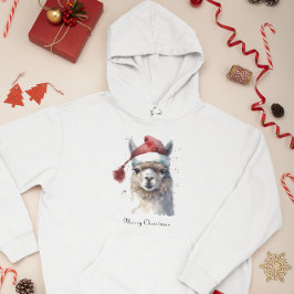 Niedliche Weihnachten Alpaca, Brauch Hoodie