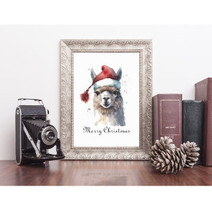 Niedliche Weihnachten Alpaca, Brauch Poster
