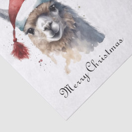 Niedliche Weihnachten Alpaca, Brauch Seidenpapier