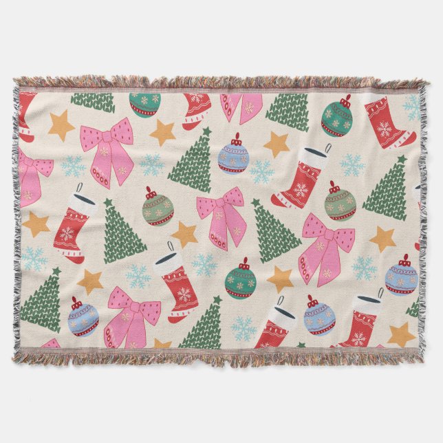 Niedliche Weihnachten Decke (Vorderseite)