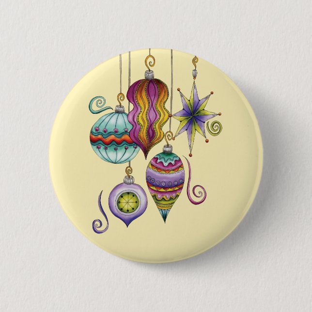 Niedliche Weihnachten, elegante und Extravagante G Button (Vorderseite)