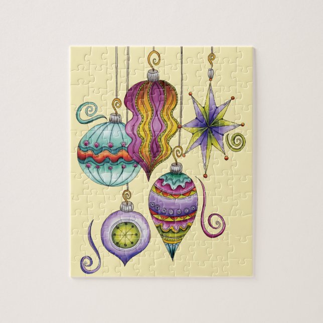 Niedliche Weihnachten, elegante und Extravagante G Puzzle (Vertikal)