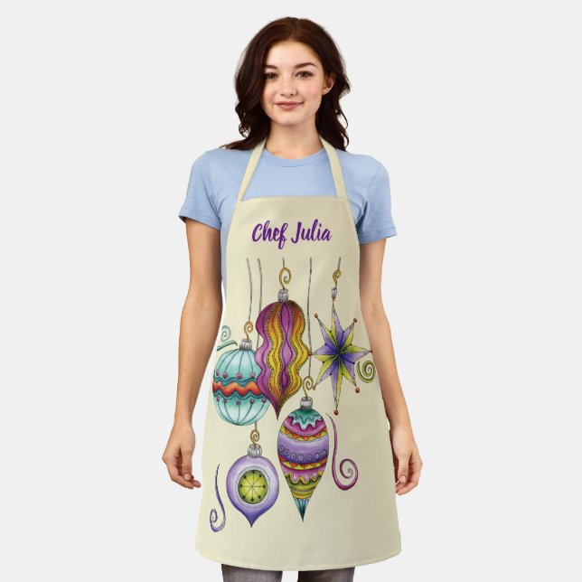 Niedliche Weihnachten, elegante und Extravagante G Schürze (Getragen)