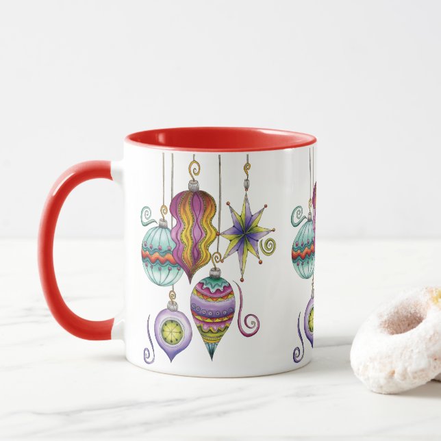 Niedliche Weihnachten, elegante und Extravagante G Tasse (Mit Donut)