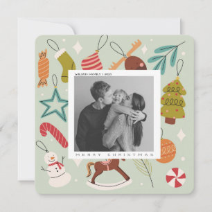 Niedliche Weihnachten Familienurlaub Foto Weihnach