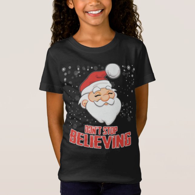 Niedliche Weihnachten - Funny Santa Snow Family We T-Shirt (Vorderseite)