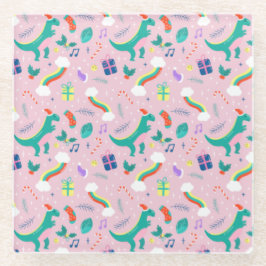 Niedliche Weihnachten Glasuntersetzer