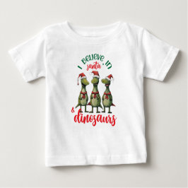 Niedliche Weihnachten Ich glaube an den Weihnachts Baby T-shirt