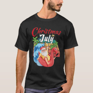 Niedliche Weihnachten im Juli Weihnachten am Stran T-Shirt