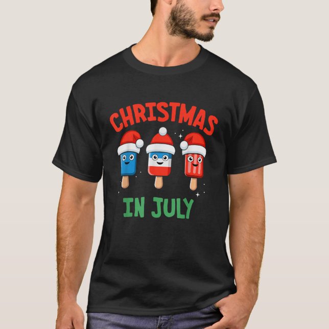 Niedliche Weihnachten im july Popsiruis su T-Shirt (Vorderseite)